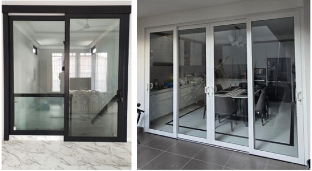 Memaksimalkan ruang sempit dengan pintu sliding UPVC