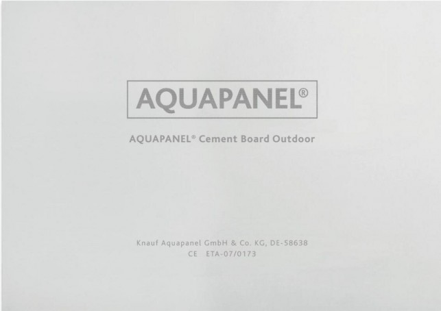 Aquapanel Cement Board Outdoor